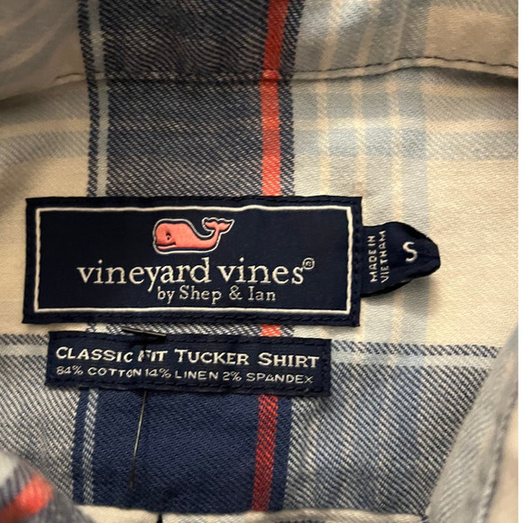 Vineyard Vines Small Classic Fit Tucker Shirt Button Down - Picture 4 of 4